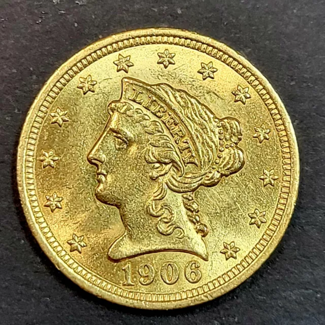 1906 $2.50 Liberty Head Gold Quarter Eagle MUST SEE BEAUTIFUL!