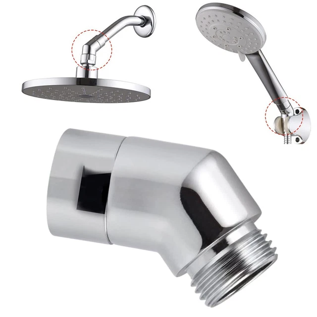 Adaptador de ducha de ángulo para mango de mano transforma tu rutina de ducha