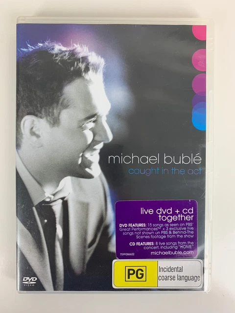 MICHAEL BUBLE LIVE Caught In The Act (DVD) + (CD) PAL ~ Free