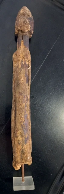 Phallus sculpté d'un visage - ancienne pièce Afrique Congo - A identifier Legba