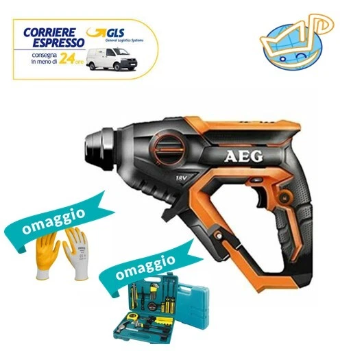 AEG tassellatore BBHC18-0 Compacto Sds-Plus 3+ 1 a Batería 18V Solo Cuerpo