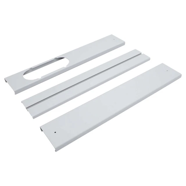 3 Pcs Plaque De Kit Glissière Fenêtre Amortisseur Climatiseur Ajustable