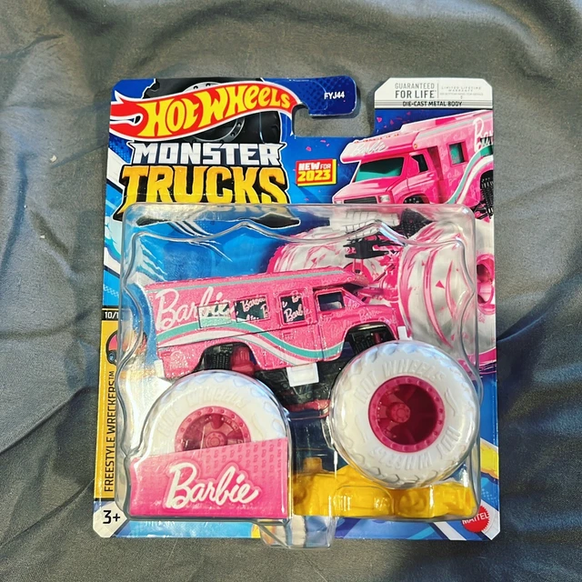 HOT WHEELS MONSTER Trucks BARBIE Ultimate Camper NEW 2023 Pink Die Cast