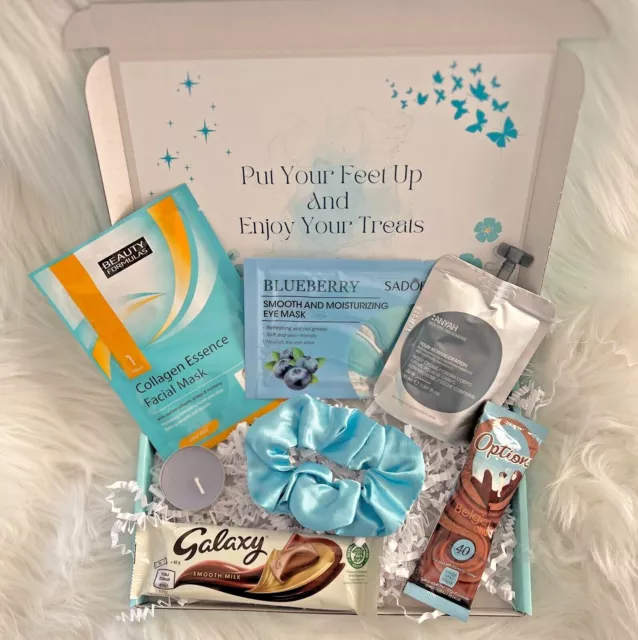 Pamper Gift Box For Her Relax Hug in a Box Self Care Spa Gift Box Letterbox Set