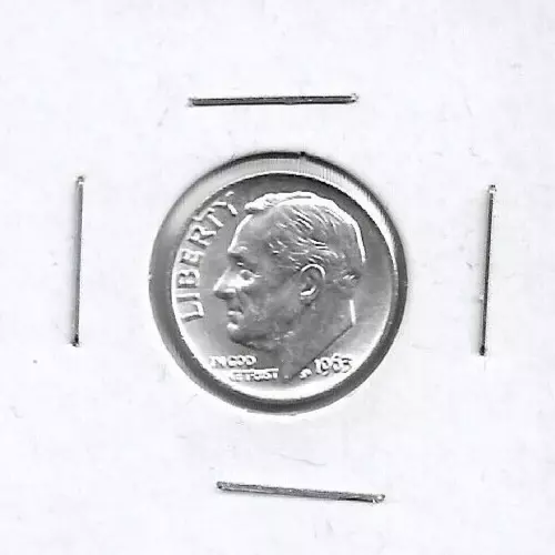 1963 Roosevelt Dime GEM BU / 90% Silver