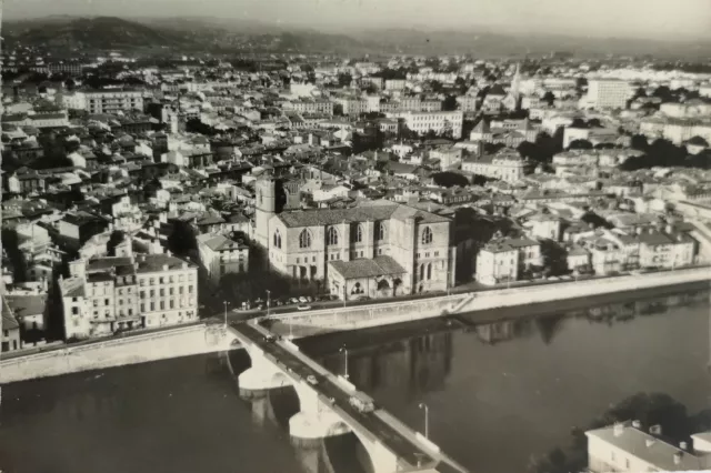 CPSM ROMANS-sur-ISERE vue aérienne générale dept-26