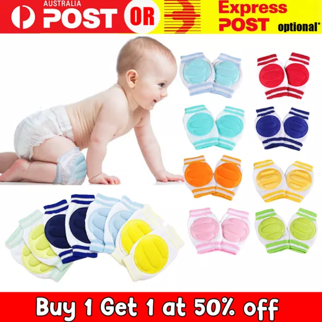 Unisex Baby Crawling Cushion Knee Pads Safety Infant Toddler Anti-slip Protector