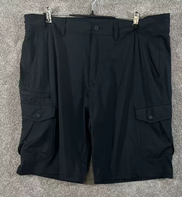 Denali Shorts Mens 40 Black Cargo Measures 40X12 Hiking Stretch D459680S