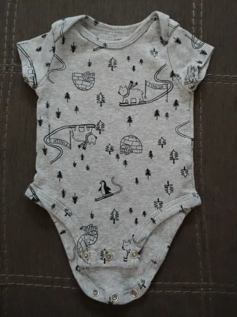 Carter's Infant Baby Boy Short Sleeve Bodysuits 3 Months Lot Of 2 3