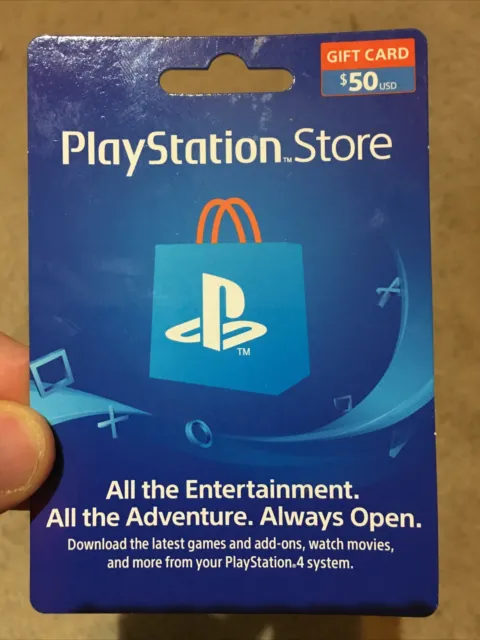 PlayStation Store Gift Card $50 - Physical card