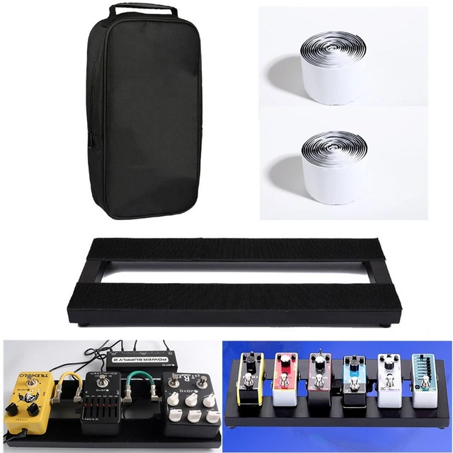 Musical Instruments Effect Pedal Board Prevent Sliding Small Size Aluminum Alloy