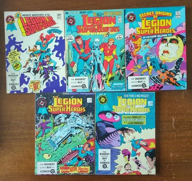 Blue Ribbon Digest #8 24 33 64 67 - DC Special Best Of Legion Of Super-Heroes