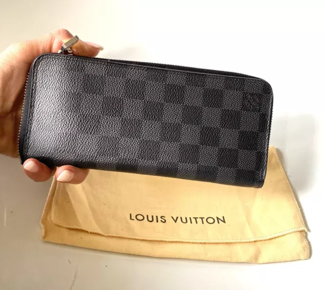 Louis Vuitton Clemence Damier Gris bag borsa vintage Portefeuille Wallet Sac