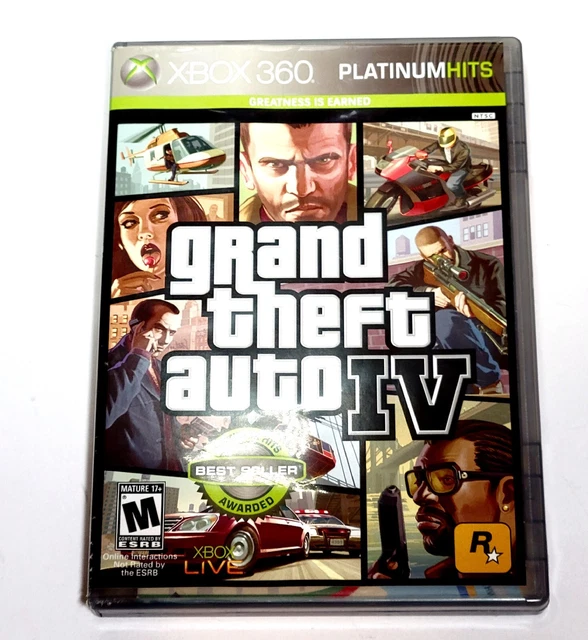 GRAND THEFT AUTO 4 IV Liberty City  XBOX 360 GAME COMPLETE w Book & Map VGC!