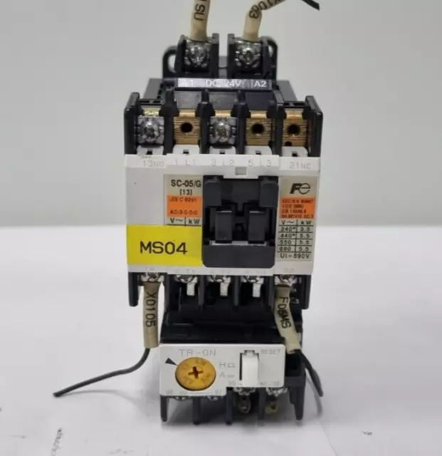 Fuji elec. Contactor + Themal Overload Relay SC-05/G(SC14AG) + TR-0N(TR13N)