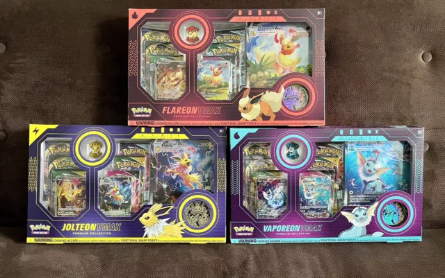Pokemon Eevee Evolution VMAX Premium Collection Box