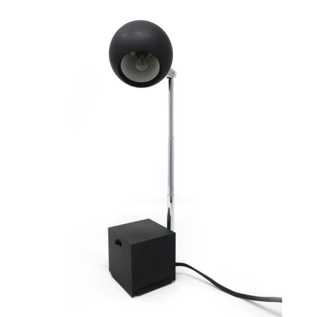 Lámpara de escritorio Lytegem negra de Michael Lax para Lightolier