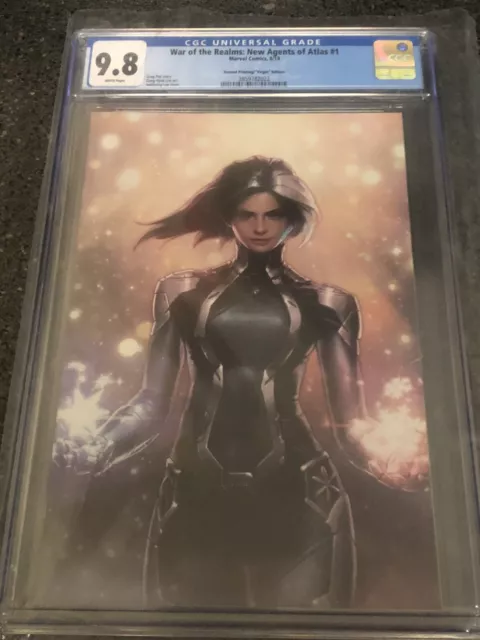 WAR OF THE REALMS: NEW AGENTS OF ATLAS #1 CGC 9.8 2nd Printing VIRGIN Luna Snow