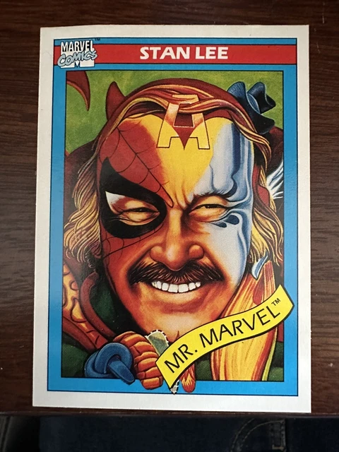 Stan Lee 1990 Impel Marvel Universe Series 1 Mr. Marvel Trading Card #161 (A)