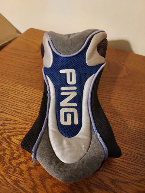 PING G2 DRIVER HEADCOVER Gray Blue Golf Head Cover. Y