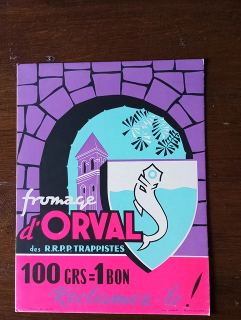 Ancien Panneau Publicitaire Lesieur En Carton Huilé - 54 Cm - Vintage Années 50/60