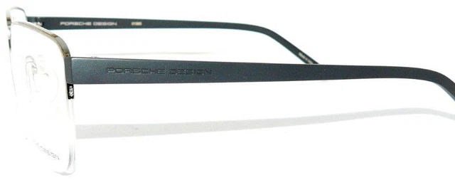 Porsche Design Occhiali P 8357 B Argento Nero Semimarchio Uomo 8359 Telaio Nuovi 2