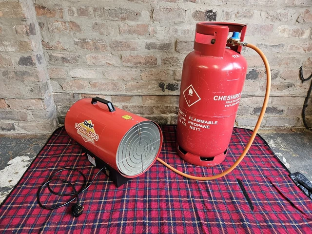 CLARKE DEVIL 850 Space heater PROPANE £35.00 - PicClick UK