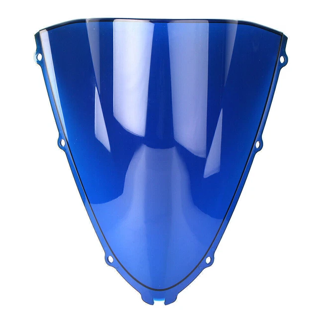 Per Kawasaki Ninja ZX14R 2006-2016 Parabrezza Doppia Bolla Blu