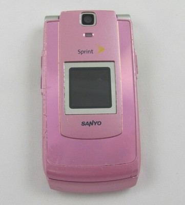 Sanyo Katana Ii Scp 6650 Sprint Cell Phone Internet Pink 24 80 Picclick