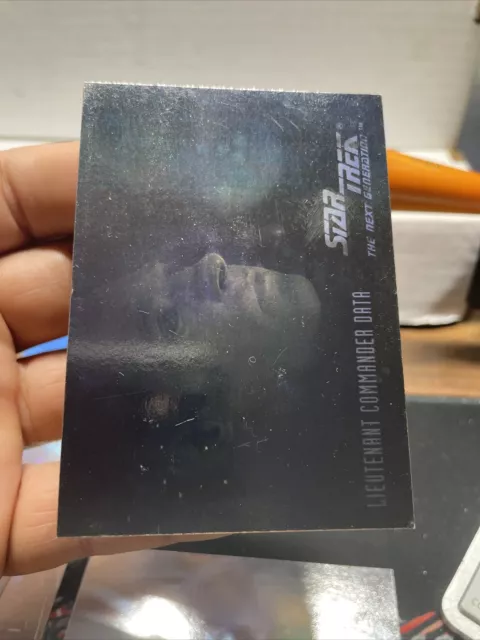 Star Trek TNG Next Generation Season 1 Hologram Chase Card HG2 Lieutenant Data