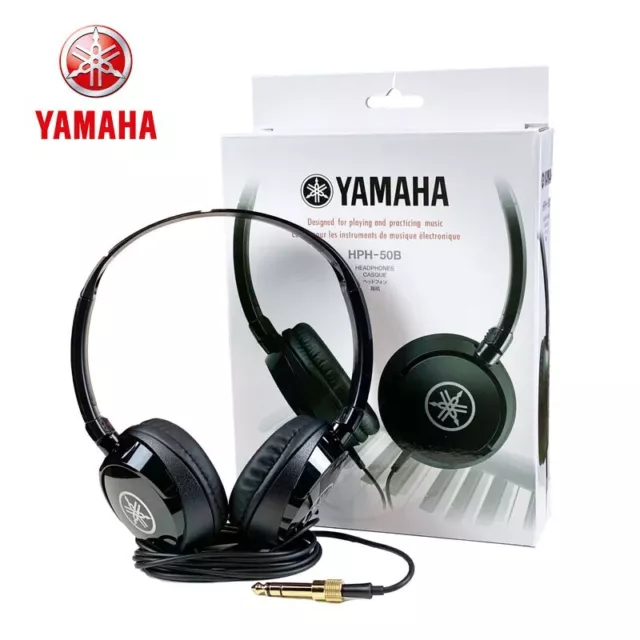 Yamaha HPH-50B Compact Closed Back Headphones for Hi Fi MP3 Phones Digital Piano