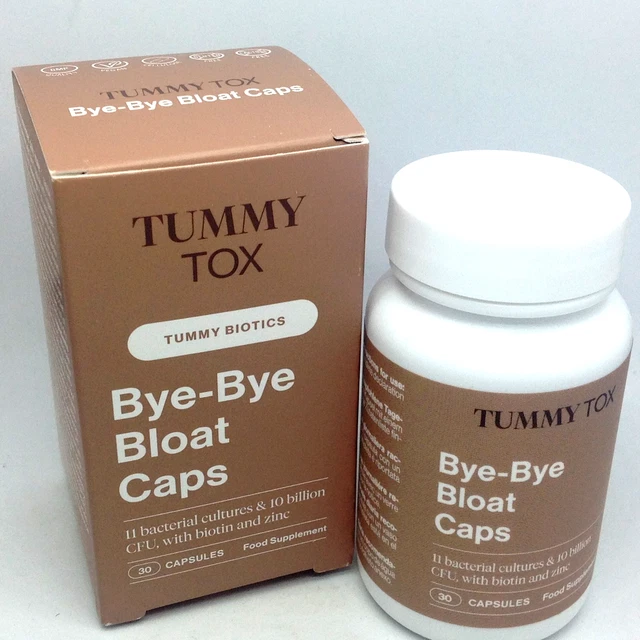 Tummy Tox Sensilab - Lot De 2 X 30 Gélules Ventre Plat - Date Péremption 07/2027
