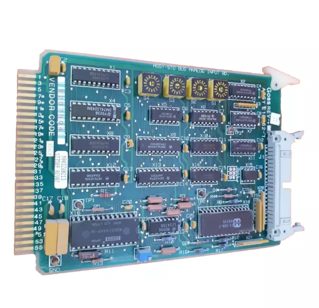 Goss Input Board  Standard Bus Analog E18462.1 Rev 5