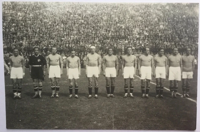 Carte Postale Football Giuseppe Meazza Années 30 - Ambrosiana - PSA 2 - Rare