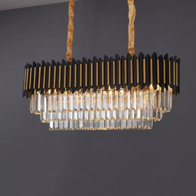 Large Chandelier Lighting Crystal Pendant Light Hotel Light Kitchen Ceiling Lamp 3