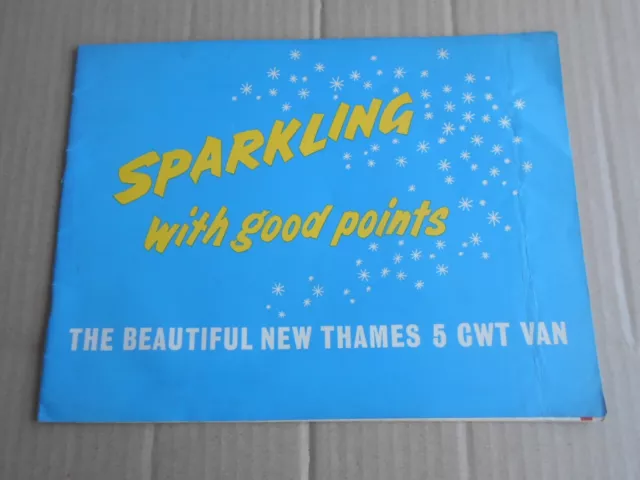 Ford Thames 5cwt Van Original colour sales brochure