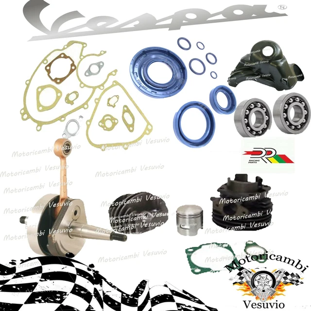 KIT REVISIONE RESTAURO MOTORE VESPA PRIMAVERA ET3 125 gruppo dr albero
