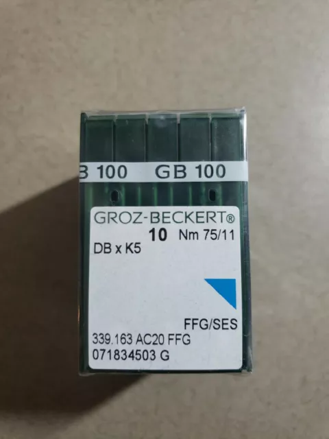 100 Groz Beckert DBXK5 Embroidery Sewing Machine Needles