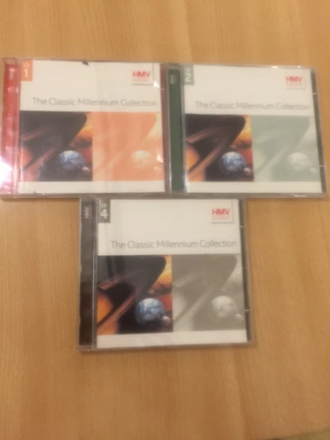HMV CLASSICS THE CLASSIC MILLENNIUM COLLECTION 1, 2 and 4 cds £4.36 ...