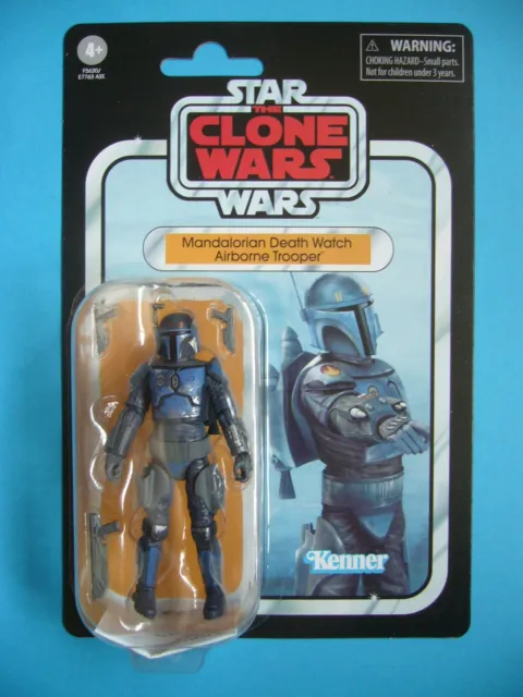 Star Wars 3.75" Vintage Collection Cw - Vc247 Death Watch Airborne Trooper Moc