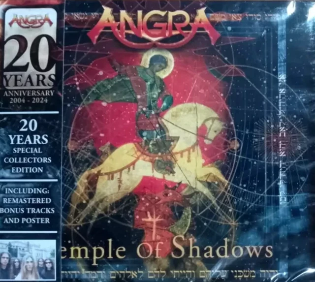 ANGRA - temple of shadows CD remastered + Slipcase, 20th Ann. + 2