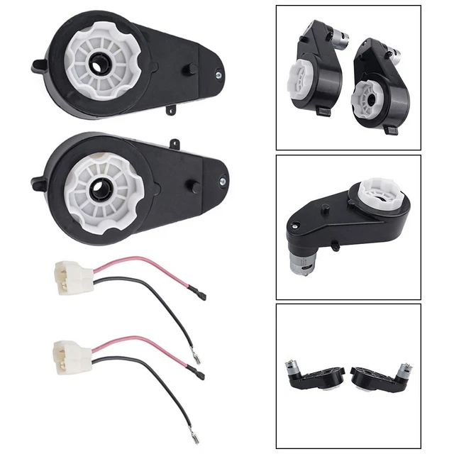 Lot De 2 Boîtes De Vitesses Universelles 550 Pour Enfants - Moteur 12V 23000 Tr/min