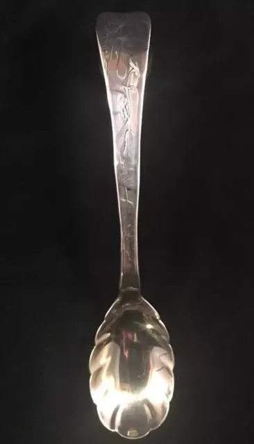 Tiffany Lap Over Edge Acid Etched Sterling Silver Aesthetic Sugar Spoon