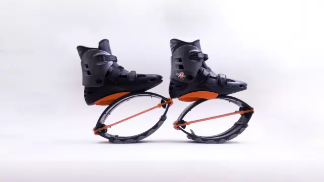 Kangoo Jumps XR3 Black Orange Rebound Boots Shoes FREE SHIPPING!