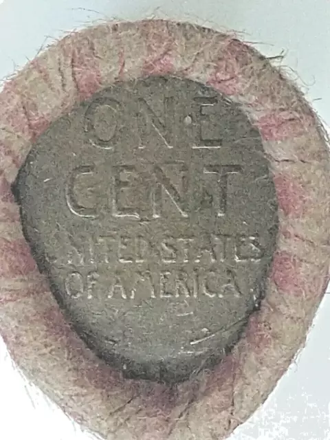 Roll Of Lincoln Wheat Cent Penny 1909 Vdb's Both Ends  50 Cent Roll***Lot 500-21