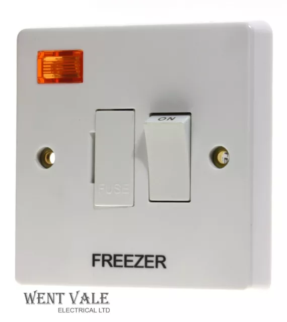 Crabtree Capital - 4827/3/FZ - 13a D/Pole Switched Fuse Connection Unit Freezer