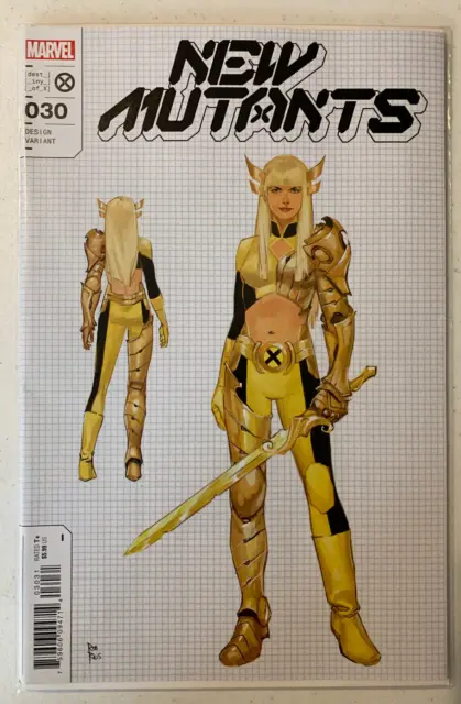New Mutants #30 1:10 Rod Reis Design Variant NM Marvel 2022