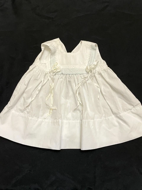 Robe Ancienne – Pour Bébé Ou Poupée, Style Vintage, Pièce Unique