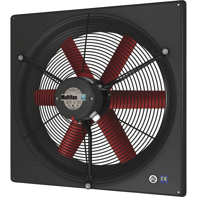 Multifan 3-Phase Panel Fan w/Intake Guard- 20in 5200 CFM 2/3 HP 265/460V