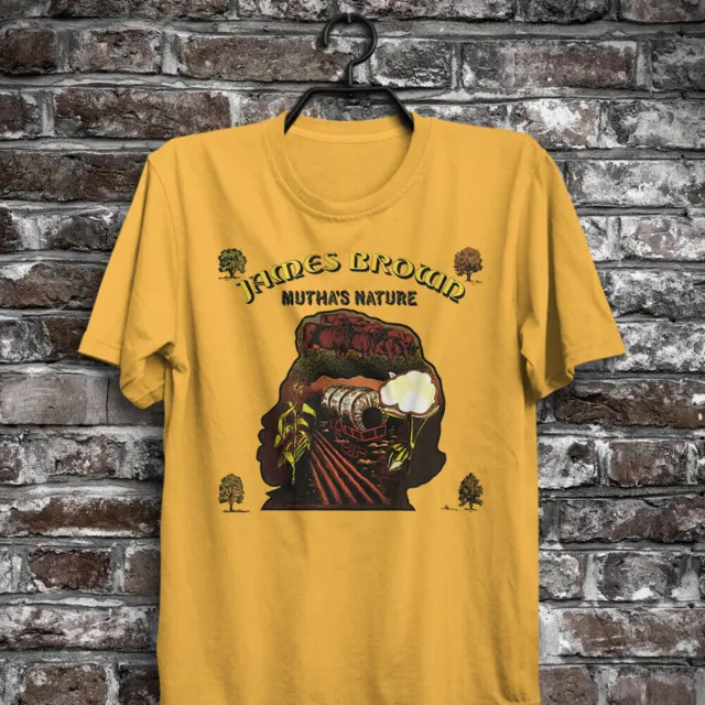 Funk Music James Brown T-shirt Yellow All Sizes S to 5XL Shirt Fan FF2235